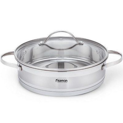 Сотейник з кришкою Fissman Fabiana 24x6,5 см/2,8 л 5365 5365 фото