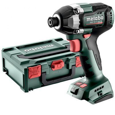 Акумуляторний ударний гайковерт Metabo SSD 18 LT 200 BL Каркас + METABOX (Безкоштовна доставка) 602397840 фото