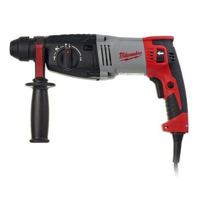 Перфоратор SDS-PLUS MILWAUKEE, PH 28, 820Вт, 3,4Дж (3 режими) (бічна рукоять, обмежувач глибини, кейс) 4933396396 фото