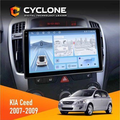 Штатна магнітола KIA Ceed 2007-2009 Cyclone C9-012 4x64 DSP 4G НФ-00007902 фото