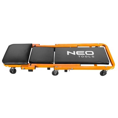 Візок Neo Tools для роботи під автомобілем, на роликах, 2 в 1, лежачи 40х14х102 см, сидячи 54.5x40x48 см 11-601 фото