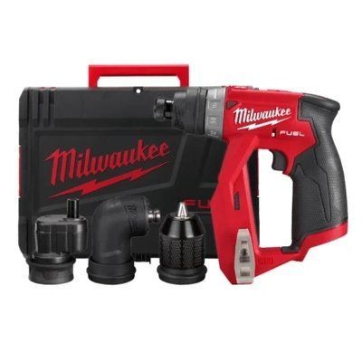 Дриль-шурупокрут акумуляторний безщітковий MILWAUKEE M12 FDDXKIT-0X, 34 Нм (каркас + 4 насадки) 4933471332 фото