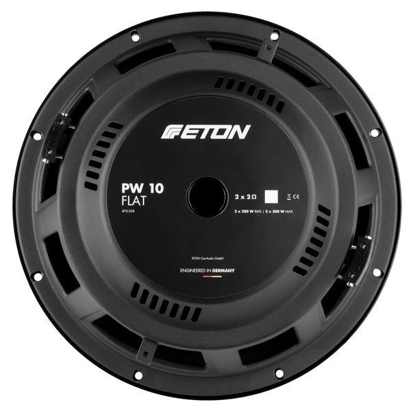 25-сантиметровий (10") ультратонкий автомобільний сабвуфер ETON PW10 FLAT (ET-PW10FLAT) ET-PW10FLAT фото