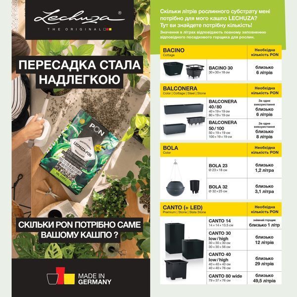 Субстрат Lechuza BLACKSTONEPON 6л 19555 фото