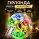 Гірлянда роса на пульті 100 метрів на 1000 led світлодіодів крапля на зеленому дроті мультиколор 1000L100MGML Garlando 1000L100MGML 1000L100MGML фото 1