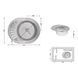 Кухонна мійка Brinex 5745 0,8 мм Micro Decor (BRIN5745MDEC0) SD00054089 фото 2