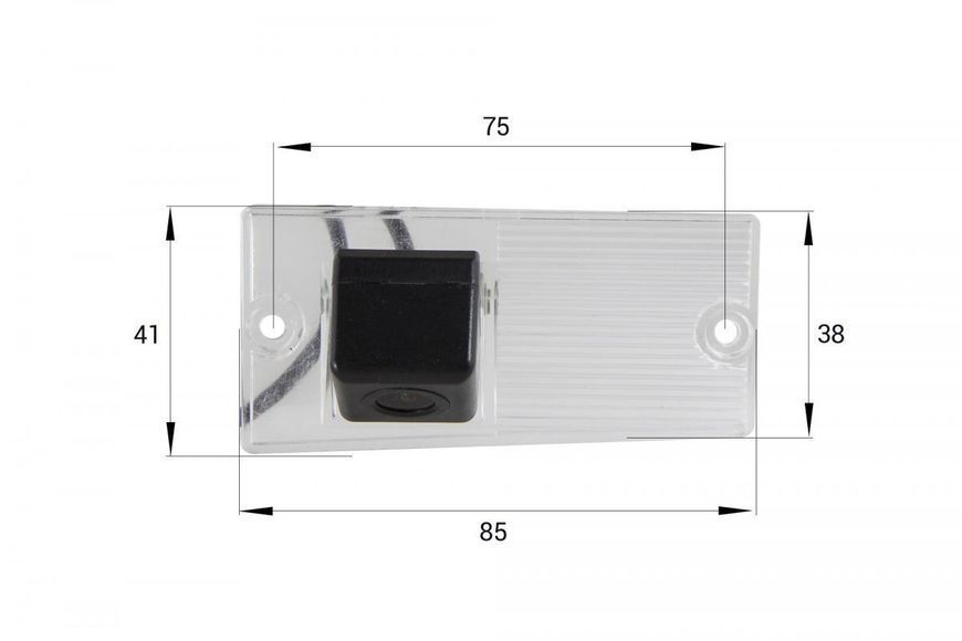 Камера заднього огляду Falcon HS8056-AHD Cube Kia Sportage 2008-2012 FN HS8056AHD Cube фото