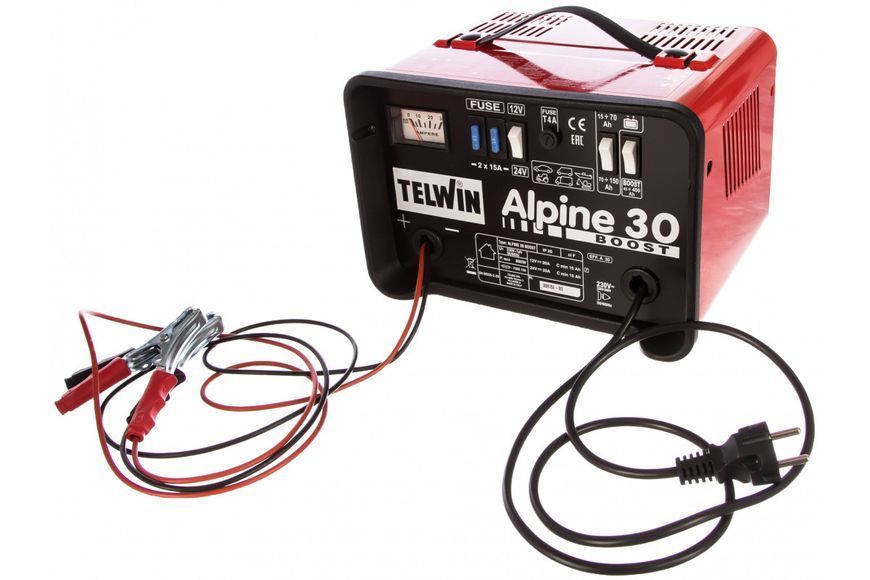 Зарядний пристрій Telwin ALPINE 30 BOOST 230 V 12-24 V 807547 фото