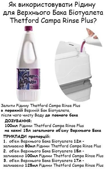 Акційний Комплект Рідин для Біотуалета Thetford Duopack Campa 2x1.5L (8710315018073) 8710315018073 фото