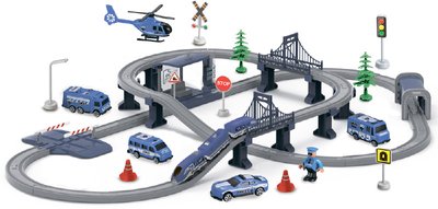 Игровой набор ZIPP Toys "Городской экспресс" 104 детали. Синий 532.01.10 фото