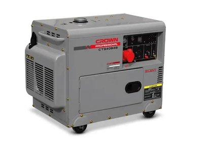 Дизельний генератор CROWN CT34084S 5,5 кВт DC_405245 фото