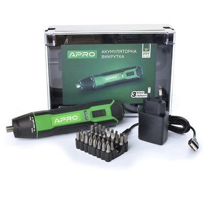 Викрутка акумуляторна APRO SD-1 077784 077784 фото