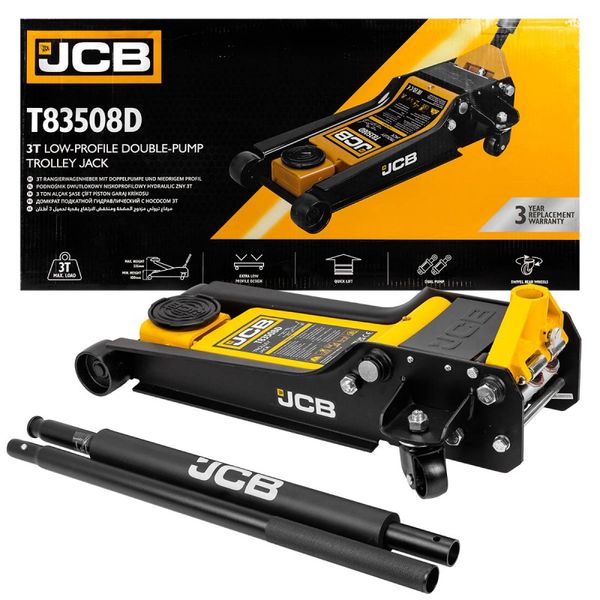 Домкрат підкатний гідравлічний JCB Tools 3т JCB-T83508D JCB-T83508D фото