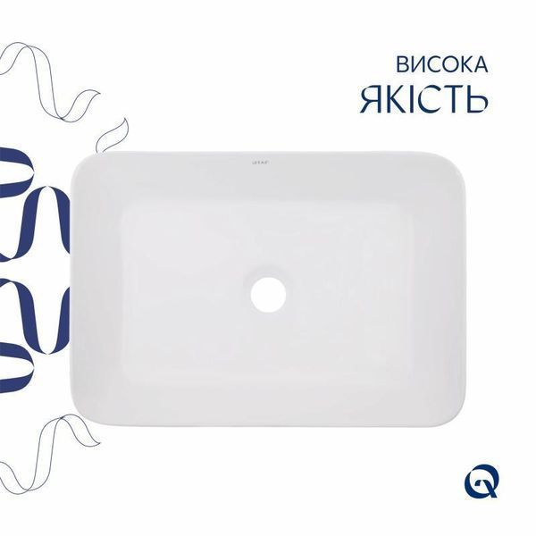 Раковина-чаша Qtap Virgo 490х350х110 White QT18112261WN SD00052921 фото