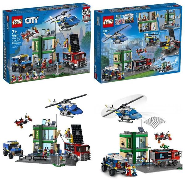 Конструктор LEGO City Погоня поліції в банку 60317L фото