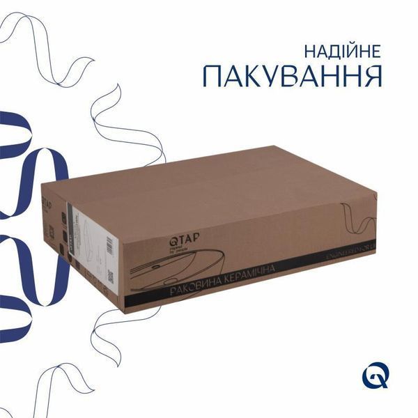 Раковина-чаша Qtap Virgo 490х350х110 White QT18112261WN SD00052921 фото