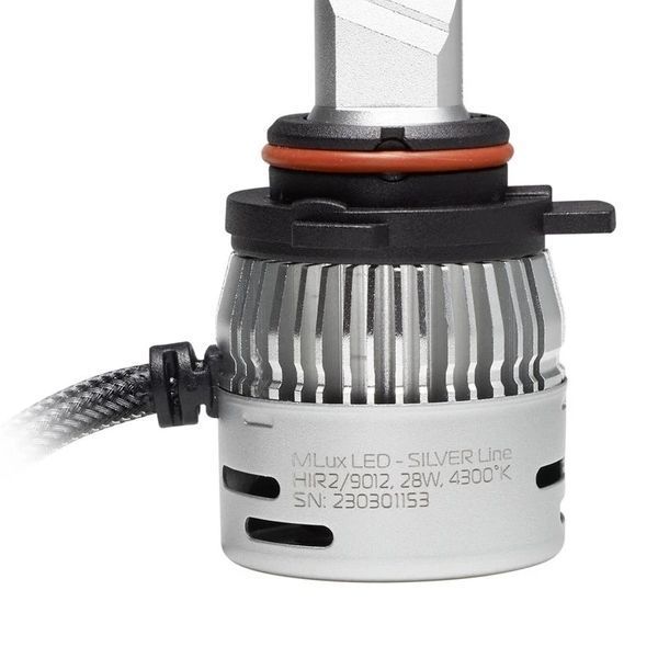 Комплект ламп MLux LED - SILVER Line 9012/HIR2, 28 Вт, 4300&deg;К (2 шт.) 129413265 129413265 фото
