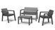 Набір меблів Keter Emily Patio set з подушками, графіт 8711245148250 фото 1