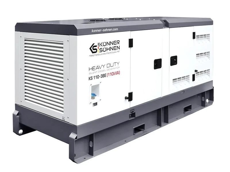 Дизельна трифазна електростанція Konner&Sohnen KS 110-3BE 100 кВт KS 110-3BE фото