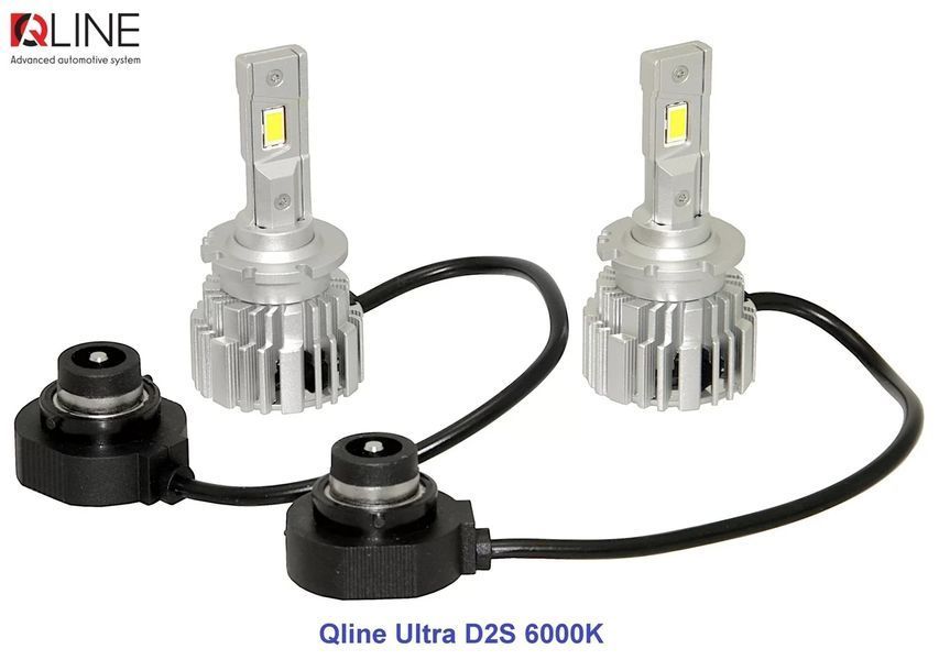 Лампи світлодіодні Qline Ultra D2S 6000K (2шт) 34521-car фото
