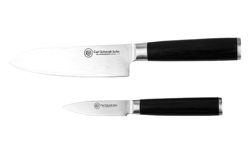 Набір із 2-х кухонних ножів в подарунковій коробці Carl Schmidt Sohn Konstanz (090036) 090036 фото
