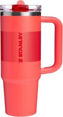 Термокухоль з трубочкою Stanley Quencher ProTour Flip Straw Tumbler 890 мл Hot Coral Fade (10-12485-050) 10-12485-050 фото
