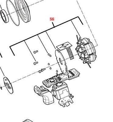 Блок електронного керування для M12FIWF12 MILWAUKEE 4931465774 фото