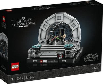 Конструктор LEGO Star Wars Діорама «Тронна зала імператора» 75352L фото