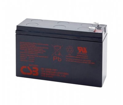 Акумуляторна батарея CSB HR1224WF2, 12V 6.5AH (151х51х94мм) Q12 U_06588 фото