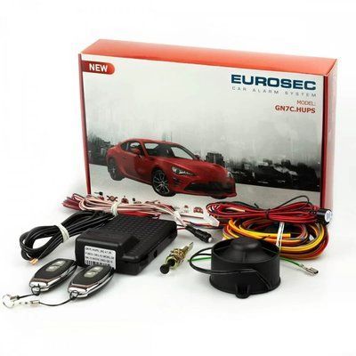 Автосигналізація Eurosec GN7C HUPS з 2 пультами ДК та US2 32964-car фото