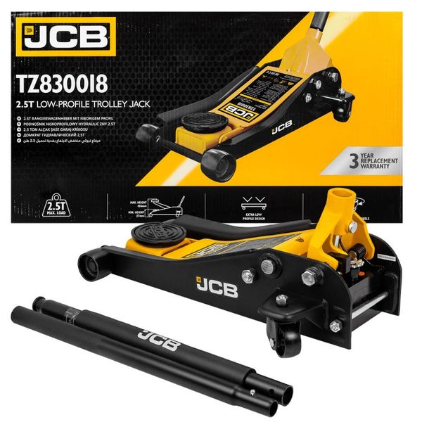 Домкрат підкатний гідравлічний JCB Tools 4т JCB-TZ84007 JCB-TZ84007 фото
