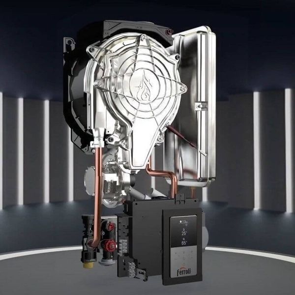 Газовий котел конденсаційний Ferroli Bluehelix ALPHA 24C 0TPF2AWA фото