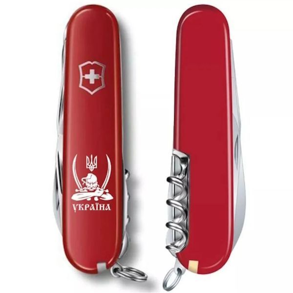 Ніж Victorinox Climber Ukraine Козак із шаблями 1.3703_T1110u 1.3703_T1110u фото