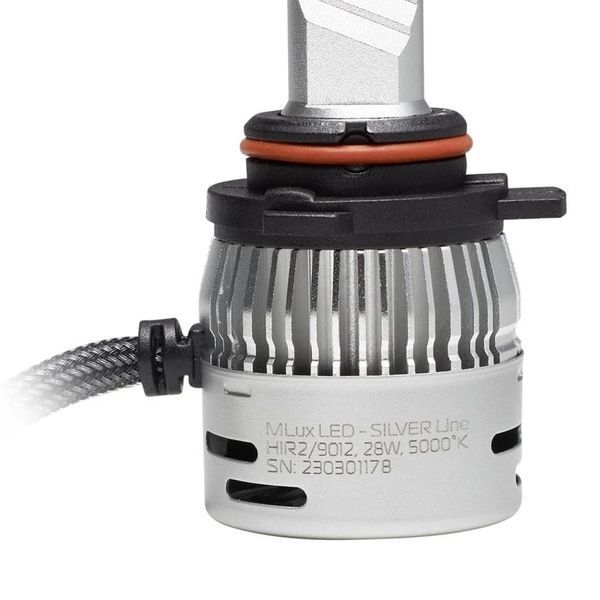 Комплект ламп MLux LED - SILVER Line 9012/HIR2, 28 Вт, 5000&deg;К (2 шт.) 129413365 129413365 фото