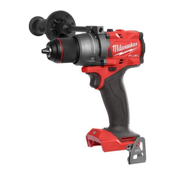 Дриль-шуруповерт акумуляторний безщітковий MILWAUKEE, M18 FDD3-0X,158Нм (каркас, кліпса для ременя, бічна ручка, HD кейс) 4933479862 фото