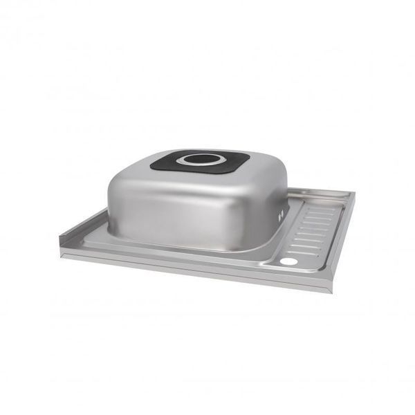Кухонна мийка Brinex 6050-L 0,6 мм Satin (BRIN6050LSAT06) SD00054104 фото