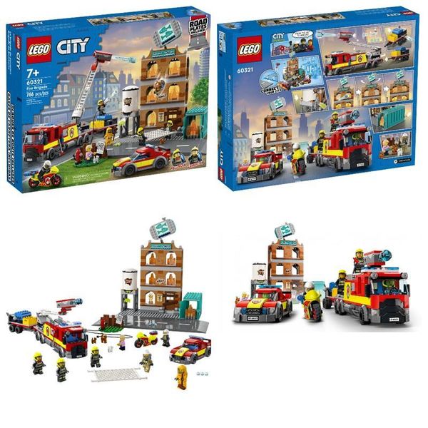 Конструктор LEGO City Пожежна бригада 60321L фото