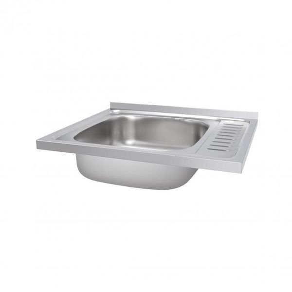 Кухонна мийка Brinex 6050-L 0,6 мм Satin (BRIN6050LSAT06) SD00054104 фото
