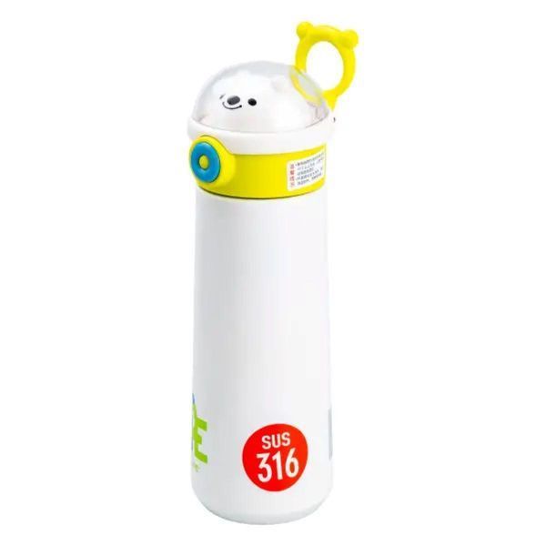 Термос дитячий 500 мл з трубочкою Жовтий HP17306GR Happy Life HP17306GR HP17306GR фото