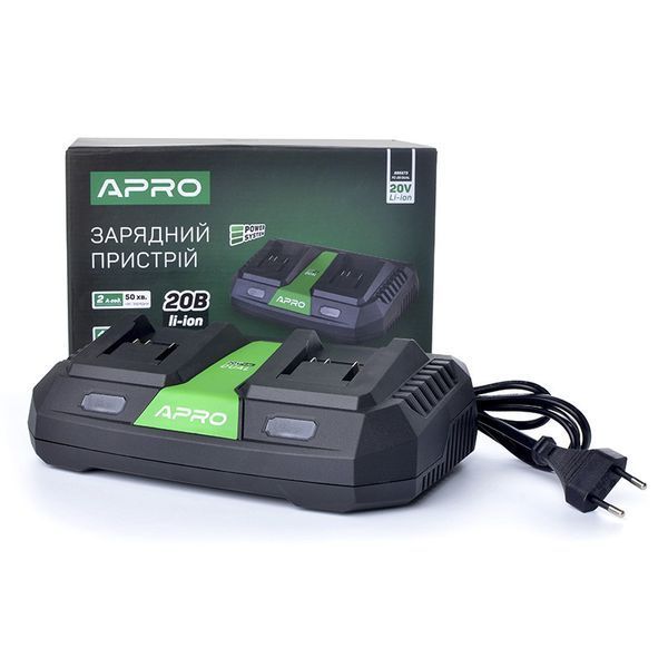 Подвійний зарядний пристрій APRO FC20 Dual 20 В, 3 А 077775 077775 фото