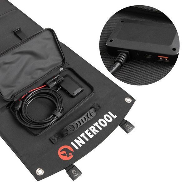 Панель сонячна 100 Вт INTERTOOL PS-0003 PS-0003 фото