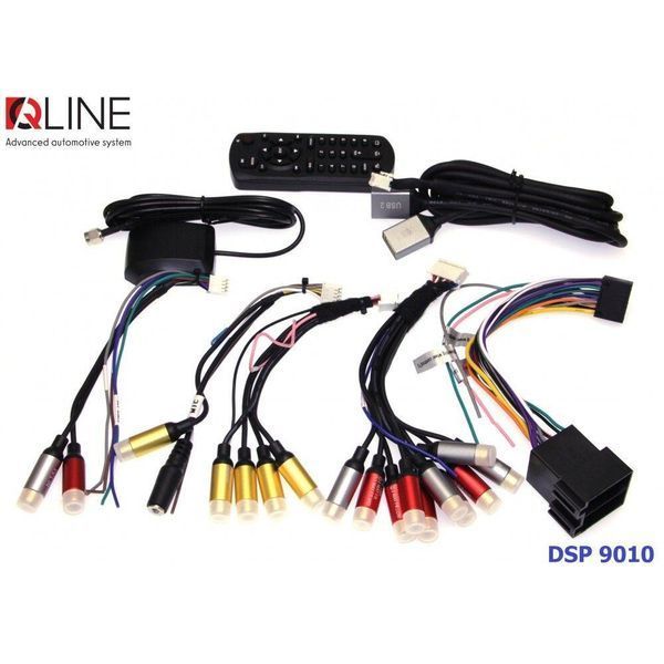 Універсальна автомагнітола 2-DIN Qline DinoPro DSP 7020 Android 10 2/32 31110-car фото