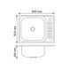 Кухонна мийка Brinex 6050-L 0,6 мм Satin (BRIN6050LSAT06) SD00054104 фото 2