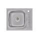 Кухонна мийка Brinex 6050-L 0,6 мм Satin (BRIN6050LSAT06) SD00054104 фото 1