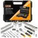 Набір інструментів 94 пр. 1/4", 3/8" (6-гр.) (4-22 мм) JCB Tools JCB-4941-5DS JCB-4941-5DS фото 1