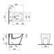 Біде підлогове Qtap Stork/Swan 560х360х410 White QT15443378W SD00042523 фото 2