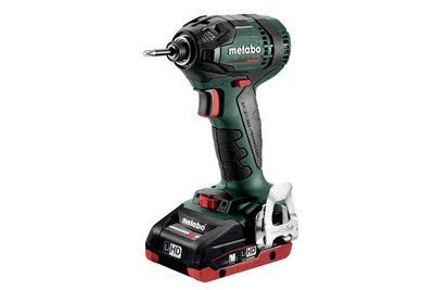 Акумуляторний ударний гайковерт Metabo SSD 18 LTX 200 BL 2*4.0 А&middot;год (Безкоштовна доставка) 602396800 фото