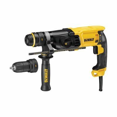 Перфоратор мережевий SDS+ DeWalt: P= 800 Вт, 1500 об/хв, J= 3 Дж, 5540 уд/хв D25134K-QS D25134K-QS фото