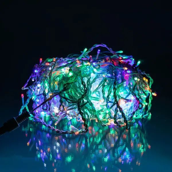 Вулична гірлянда Бахрома 36 м 600 LED білий провід Мультиколір 36MWML Garlando 36MWML 36MWML фото
