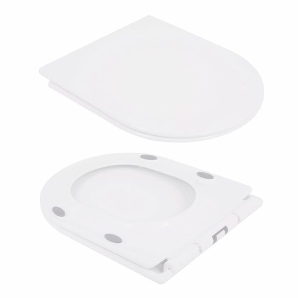 Унітаз-компакт Qtap Presto безобідковий з сідінням Soft-close QT24221217AW SD00045982 фото